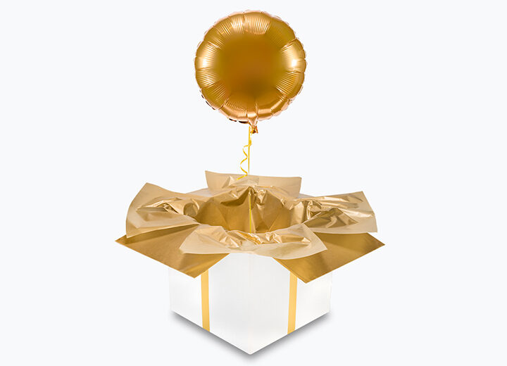 Balon foliowy złote koło